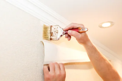 Pose de papier peint à Cuigy-en-Bray — revêtements muraux et toiles de verre